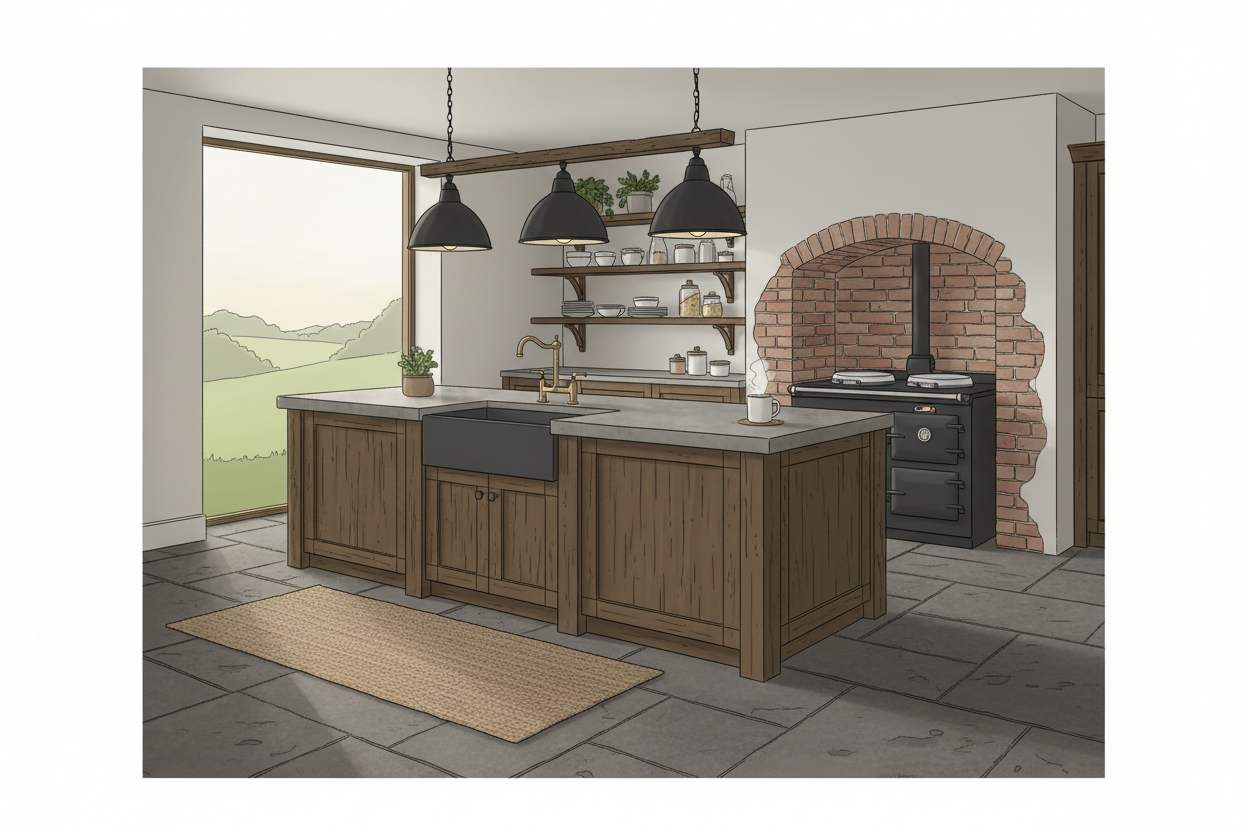 Stoere landelijke keuken: inspiratie voor een robuuste en gezellige inrichting